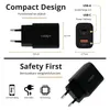 CHEROY 30W Wall Charger – Snellader – USB A / USB C Adapter Productafbeelding-voorbeeld 3