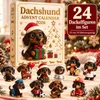 2026 Dachshund Adventskalender – 24 Tage 3D Dackel Figuren, Produktbild-Vorschau 8