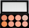 A makeup palette with eight circular pans of blush and highlighter. Produktbild-Vorschau