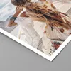 Poster - Poster ohne Rahmen - Frau Boot Rücken - 30x30 cm - Produktbild-Vorschau 2
