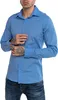 Red Bridge Herren Basic Design Slim Fit Langarm Hemd Blau M Produktbild-Vorschau 3