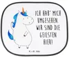 Mr. & Mrs. Panda Sonnenschutz Auto Einhorn Mann - Weiß - Produktbild-Vorschau 1