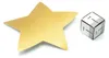 25x Sticker Stern Aufkleber DIY Sterne 46mm gold Produktbild-Vorschau 3