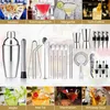 30-delige cocktailmixerset 750 ml van roestvrij staal met Productafbeelding-voorbeeld 8