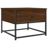vidaXL Table basse marron imitation chêne 51x51x40 cm Bois Voir les images du produit 1