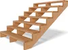 Terrassentreppe aus Lärche Treppe Stufen Wangentreppe Produktbild-Vorschau 1