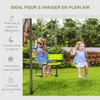 Outsunny Balançoire portique pour enfant 4 agrès avec Voir les images du produit 4