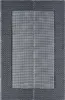 A flat lay of a rectangular outdoor rug with a zigzag border and a divided central panel. Produktbild-Vorschau