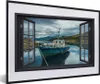 MuchoWow® MuchoWow® Gerahmtes Poster Durchblick - Boot - Produktbild-Vorschau 1