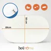 be4home oválna detská matrac do kolísky 89 x 50 cm, Náhľad obrázku produktu 2