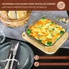 bremermann Plat à four en verre carré avec couvercle en Voir les images du produit 2
