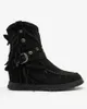 Royalfashion Schwarze Damenstiefel mit verstecktem Anker Produktbild-Vorschau 5