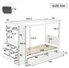Flieks Holzbett Jugendbett 90x200cm mit Stauraum und Produktbild-Vorschau 6