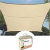 Voile Solaire Perméable - Carré - 5 X 5 M - Couleur : Voir les images du produit 12