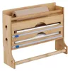 Portarotoli da parete Relaxdays a 3 scomparti, per rotoli Anteprima dell’immagine prodotto 10