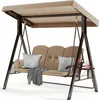 Canopy Garden Swing 3-Sitzer Outdoor Patio Swing Heavy Duty Produktbild-Vorschau 1