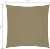 Parasole a Vela in Tela Oxford Quadrato 7x7 m Beige Anteprima dell’immagine prodotto 6