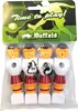 Buffalo Tischfußball Pop 16 mm rot/weiß 4 Stück Produktbild-Vorschau 1