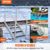VEVOR 4-stopniowa drabinka kąpielowa z dwiema poręczami Podgląd zdjęcia produktu 2