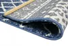 Designer Teppich Wohnzimmerteppich modern blau creme Größe Produktbild-Vorschau 6