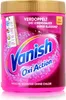 A product shot of a pink container of Vanish Oxi Action laundry booster. Produktbild-Vorschau