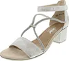 Rieker Damen Sandale Sandalette Strass Metallic Blockabsatz Produktbild-Vorschau 45