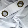 heimtexland ® Eyelet Scarf Linen Optic Transparent Curtain Náhled obrázku produktu 2