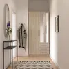 Drehtürenschrank Kleiderschrank Schrank mit Spiegel 100 cm Produktbild-Vorschau 1