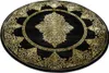Teppich Wohnzimmer Kurzflor Teppich Ornamente schwarz gold Produktbild-Vorschau 3
