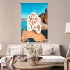 MuchoWow® Wandteppich Wandbehang Sommer - Felsen - Meer Produktbild-Vorschau 5