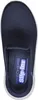 A top-down view of a navy blue Skechers slip-on sneaker. Produktbild-Vorschau