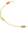 s.Oliver Damen Armband 2035508 Silber vergoldet mit synth. Produktbild-Vorschau 4