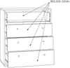 Kommode Standschrank Schrank Schubladenkommode Anrichte Produktbild-Vorschau 8