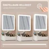 Schminkspiegel mit Beleuchtung wiederaufladbar 180°Drehbar Produktbild-Vorschau 5