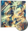 DEQORI Hybrid Leinwand Bild 50x50 cm 'Kreative Wirbel' Produktbild-Vorschau 1