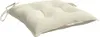 A single cream-colored seat cushion with ties, shown from a slightly elevated angle against a white background. Produktbild-Vorschau