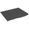 vidaXL Waschtischplatte Dunkelbraun 60x50x2 cm Massivholz Produktbild-Vorschau 1