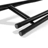 Universal Metall Klapphocker rund schwarz - 47 x Ø 30 cm - Produktbild-Vorschau 5