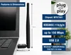 Edision WLAN Stick EDI-Mega 2 USB WiFi 150 Mbps mit Antenne Produktbild-Vorschau 4