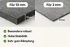 Comparison of two felt materials with different thicknesses, highlighting their features. Náhled obrázku produktu