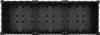 A top-down view of an empty black modular raised garden bed. Anteprima dell’immagine prodotto