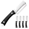 5pcs multifunktionaler Küchen Gemüseschäler,Holzgriff,als Produktbild-Vorschau 1
