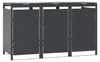 Mülltonnenbox MODUS | 3er | HxBxT 118,5x204x80 cm | für 3 x Produktbild-Vorschau 2