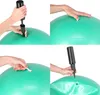 Gymnastický míč HMS YB01N 55 cm černý Náhled obrázku produktu 5