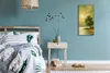 Küche Wohnzimmer Wand Leinwand Uhr 30x60 Mond Meer Produktbild-Vorschau 4