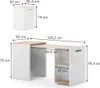 Schreibtisch Vicco Adam Greige/Artisan 60 x 50.4 cm Produktbild-Vorschau 3