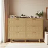 Commode en bois massif UnboxG 115x40x80 cm chêne – 6 Voir les images du produit 10