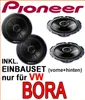Pioneer Komplettset für vorne & hinten - Einbauset passend Produktbild-Vorschau 1