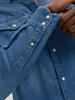 JACK & JONES Chemise unie à manches longues, col Kent, Voir les images du produit 26