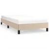 vidaXL Bettgestell Cappuccino-Braun 90x190 cm Kunstleder Produktbild-Vorschau 1